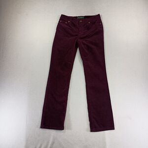 Lauren Ralph Lauren Jeans Co Corduroy Pants Womens Sz 6 Stretch Academia Y2K